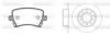 WOKING 811313.00 Brake Set, disc brakes